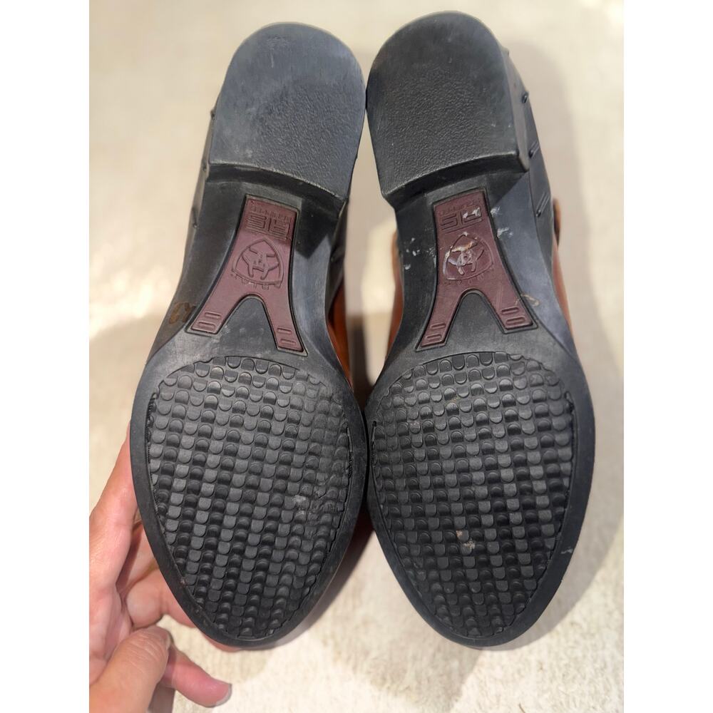 Ariat women’s brown leather mules shoes - Picture 11 of 16